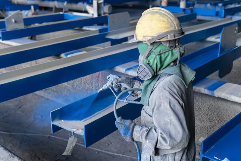 Industrial painting work